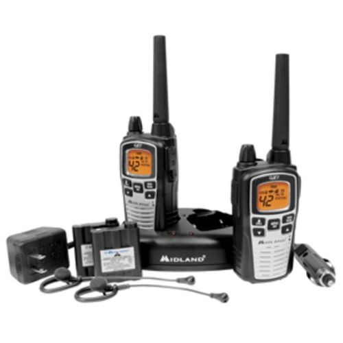 Midland gxt860vp4 42 channel gmrs radios - black