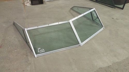 1989 rinker v230  windshield boat marine glass screen shield wind