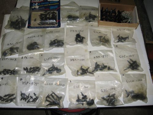 Lot of 220 assorted snowmobile track studs