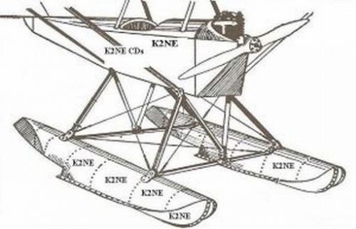 Floats pontoons for your aircraft - vintage plans on cd + extras! k2ne web store