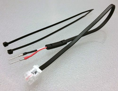 Mirror wire power cord with inline fuse - valentine v1 radar detector    (mp-v1)