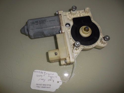2006 bmw 750li black e66 (06-08) right rear window glass motor 8382002