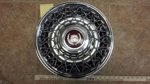 Cadillac deville oem # 4576415 wire hubcap wheelcover 15" 1988-1991 88 89 90 91