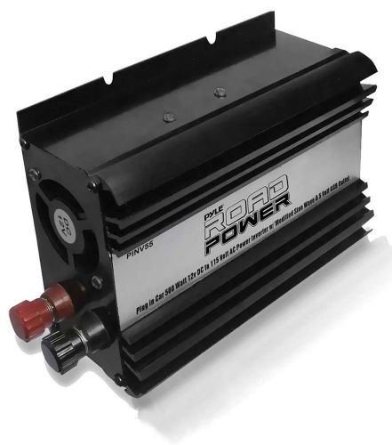 Pyle pinv55 plug-in car power inverter w/ modified sine wave &amp; 500 watt output