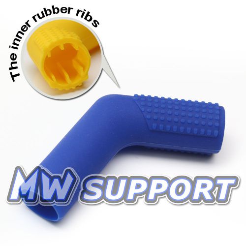 Fit motorcycles blue rubber shift sock boot shoe protector shifter cover