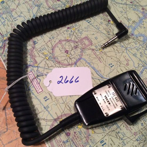 Telex carbon tel-66c. new 60837020 hand microphone (2666)