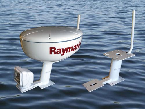 Seascan marine radar mount 10&#034; fits raymarine garmin furuno  all 3g-4g &amp; more