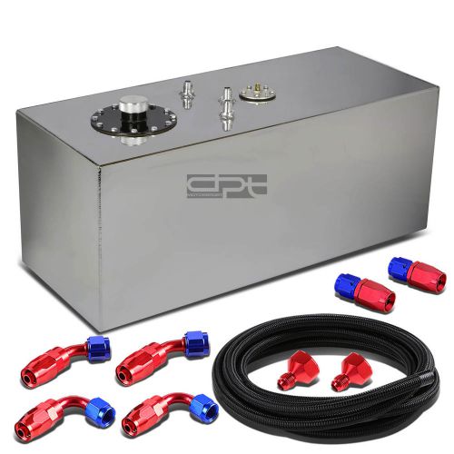 19 gallon top-feed aluminum race reserved tank+cap+level sender+nylon line kit