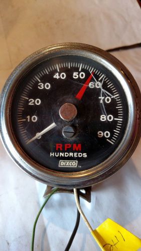 Dixco tachometer mod.797 good color vintage drag rod ratrod 60&#039;s tach chevy ford