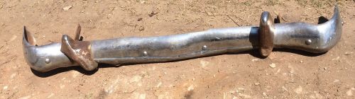 1953 ford victoria rear bumper with bumper guard &amp; brackets {free u.s. shipping}