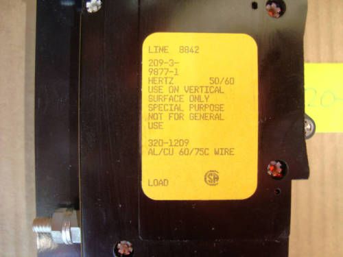 209-3-9877-1 AIRPAX 60 AMP Breaker ONAN 320-1209 NOS, US $99.00, image 2