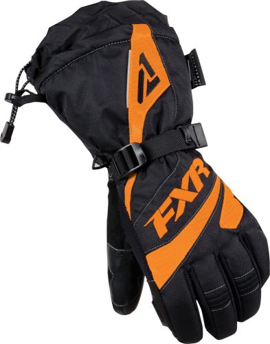 Fxr fusion womans gloves black/orange
