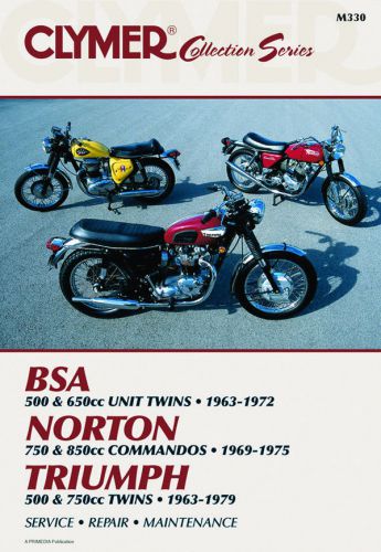 Clymer repair service manual for vintage british street bikes