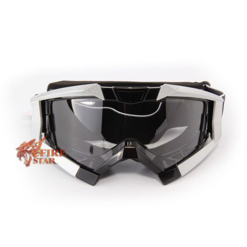 Motorcycle motocross atv dirt bike off road racing goggles glasses anti-uv black