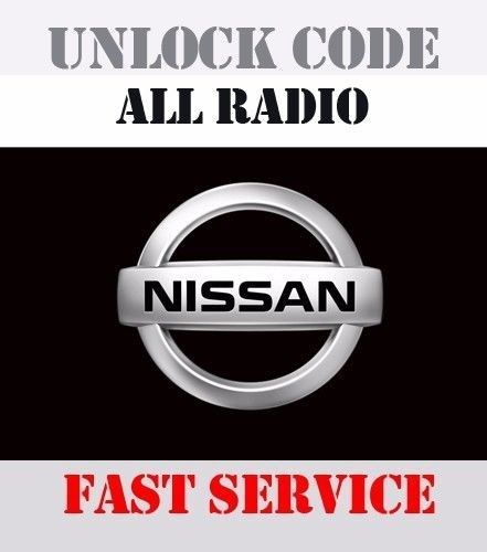 Code unlock nissan radio qashqai, juke, cube, micra, note, tiida, x-trail, nv200