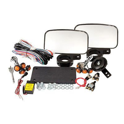 2012-2016 polaris rzr 570 **horn &amp; signal street legal kit with mirrors**