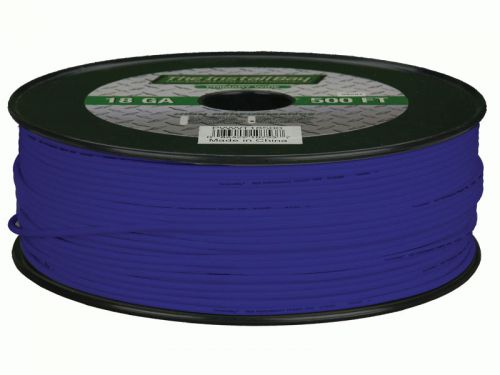 Metra install bay pwbl16500 primary wire w/ 16 gauge blue 500 feet cables new