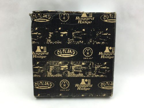 Rugged ridge 11229.04 black stainless steel locking gas door cover