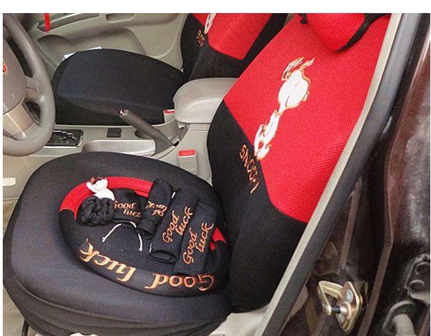 New - natural fabrics hand- produced cartoon puppy pattern car seat cover -18pc , US $65.00, image 4