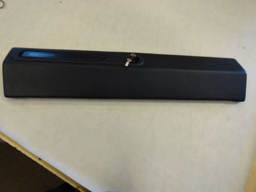Nitro black glove box door without hinge 34 1/4" x 7 3/8" x 1 1/8" marine boat