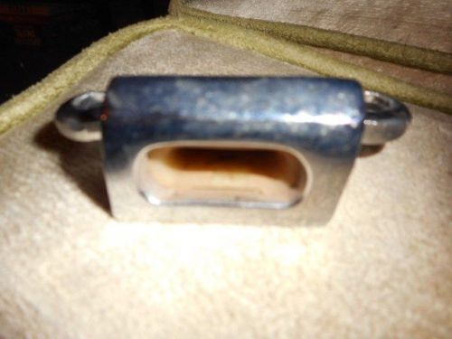 68-82 corvette t-top center alignment housing - oem - lh # 3932971