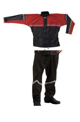 Nelson-rigg sr-6000 stormrider rain suit red s/small
