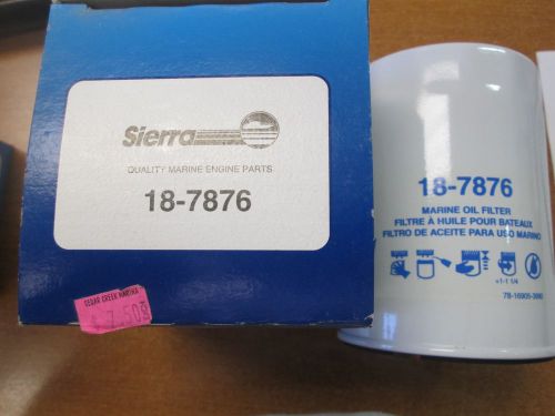 Sierra 18-7876 marine oil filters - lot of 3