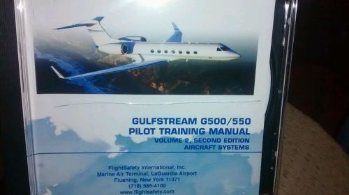 Gulfstream g500/550 pilot training manual cd. vol2 second edition 2006