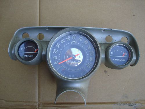 1957 chevy spedometer with gauges
