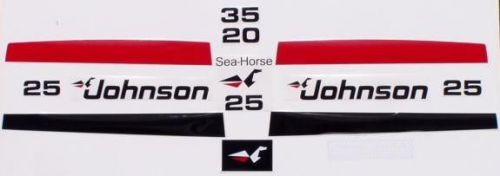 Johnson outboard 35/ 25/ 20 decal set