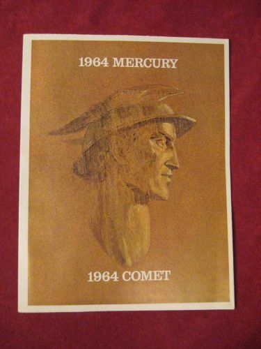 Nos 1964 mercury &amp; comet large dealership show room brochure original old nice