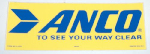 * anco * original sticker decal nascar racing rat rod tool box hard hat