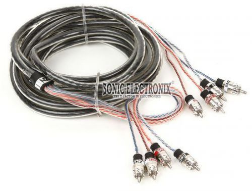 Streetwires zn9450 16.4 ft (5m) zn9 4-channel car audio rca interconnect cable