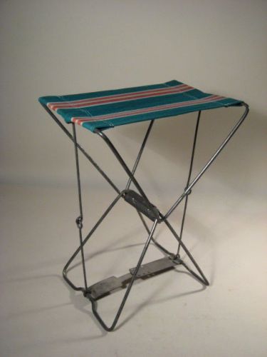 Vintage camping folding stool 50s