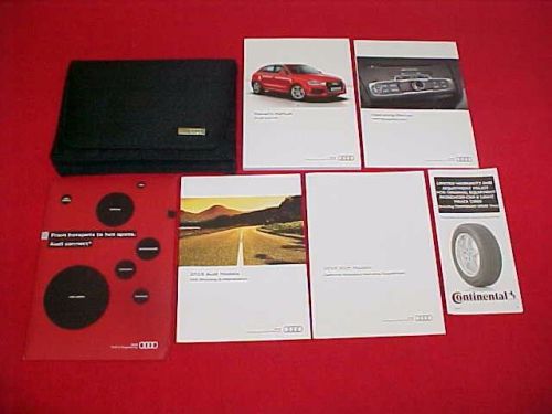 2016 audi q3 q 3 owners manual service guide book kit 16 + case navigation oem