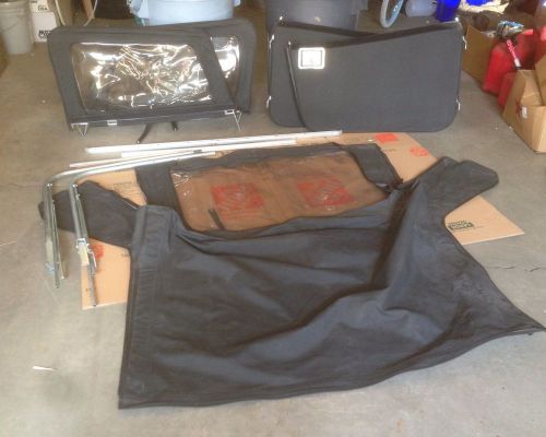 Jeep scrambler cj8 soft half cab top stc specialty w/ door uppers windows frames