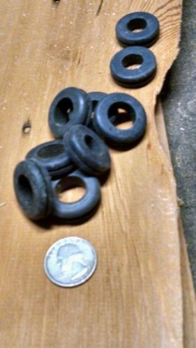 100 plus rubber firewall grommets, 1 1/8-1 1/16th od 2 different sizes ids,