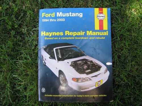 Ford mustang 1994-2003 haynes repair manual, good condition