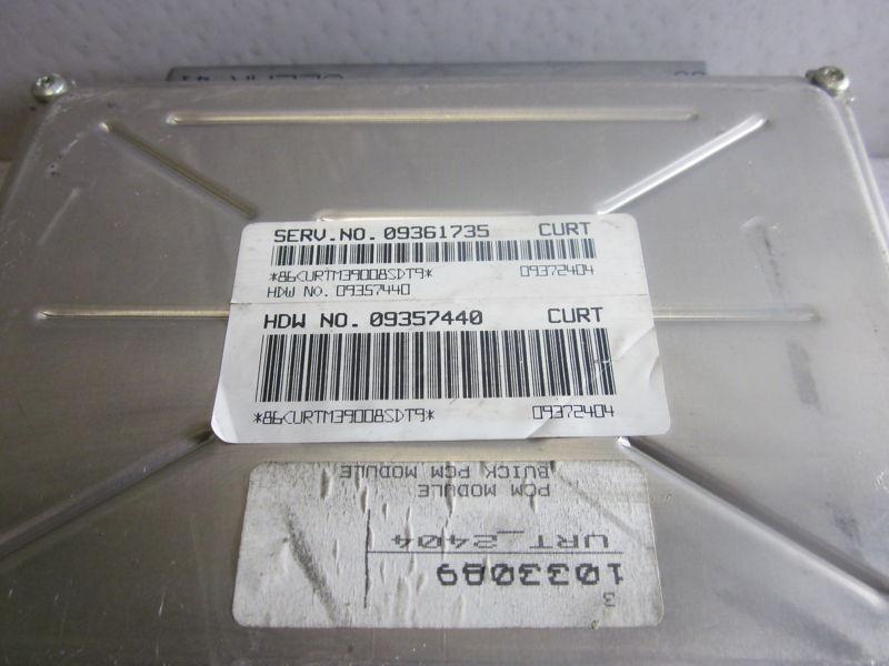1999-2000 BUICK REGAL ENGINE COMPUTER CONTROL MODULE ECM ECU 09361735 OEM *P39, US $20.00, image 4