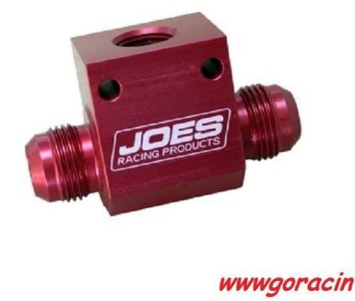Joes racing products inline oil temperature tee 1/2&#034; npt , -10 , -12 , -16