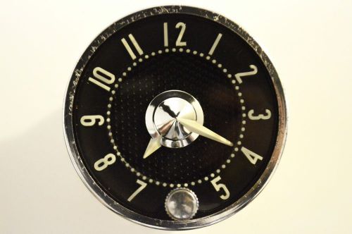 Vintage 1950s lux mfg dashboard clock ● 1955 1956 chevrolet 1958 - 1962 corvette