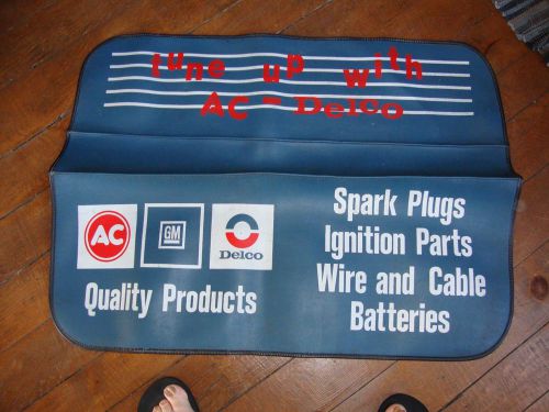Vintage 60 70s gm original ac delco fender mat auto accessory part chevy pontiac