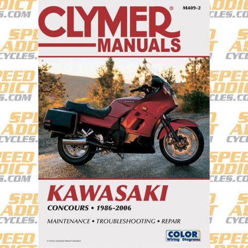 Clymer m409 service shop repair manual kawasaki zg1000 concrs 86-06