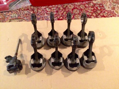 Corvette 327 pistons &amp; rods hipo domed 340hp 350hp 365hp 375hp 63 64 65 66 67