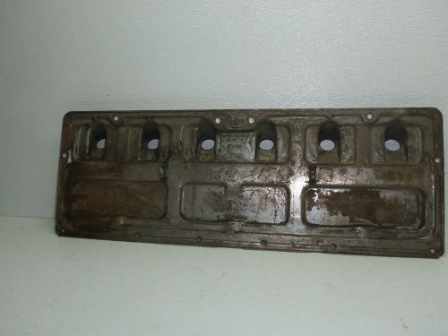 37 chevy 216 engine tappet side valve panel plate pan push rod cover