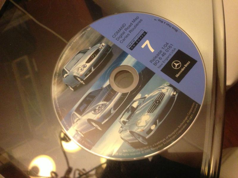 2002 2003 2004 mercedes benz g500 sl600 sl500 sl55 navigation cd # 7 new england