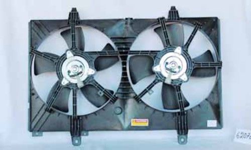 Tyc 620760 radiator and condenser fan assembly