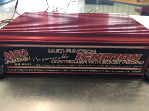 Msd 8977 multi-function ignition controller with boost timing nitrous drag