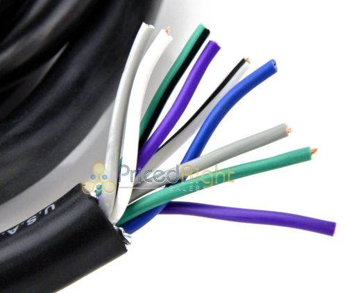 25 ft 18 awg gauge 9 conductor speed wire speaker trailer copper stranded cable