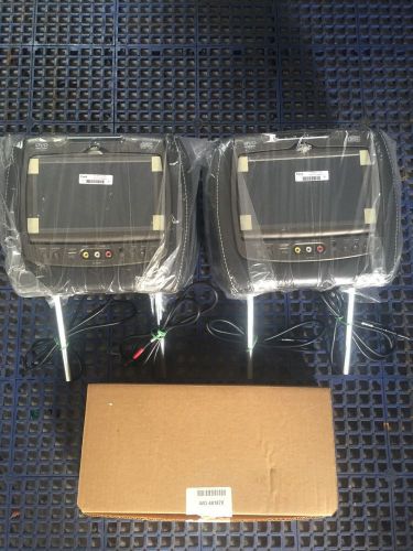 Dual dvd headrest by revolution for ford vehicles - brand new factory sealed